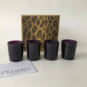 Ralph Lauren HUTCHINSON Set of 4 Scented Candles